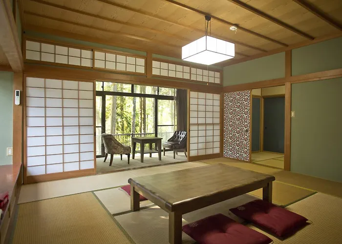 Fyrbäddsrum i japansk stil